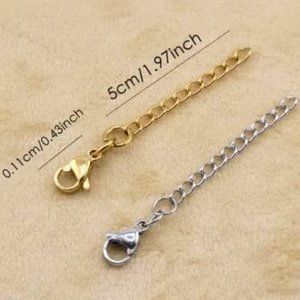 B199-NEW Silver Alloy Chain Extender